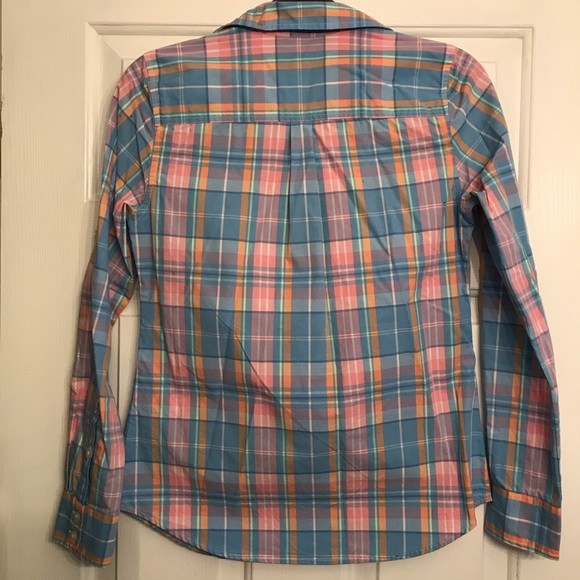Vineyard vines half button blouse - Picture 4 of 6